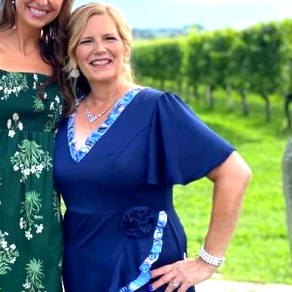 Elegantly Enhanced & Customized by a Courier-Dress-Designer - Mother of Groom - Picture 9 of 15